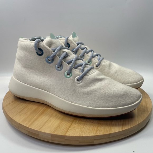 Allbirds Wool Runner Up Mizzles Womens 10 US Shoes Sneakers Frost White Hi Top - Picture 1 of 16